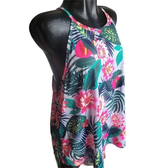 Old Navy Active Floral Print Tank Top XL - Picture 2 of 5